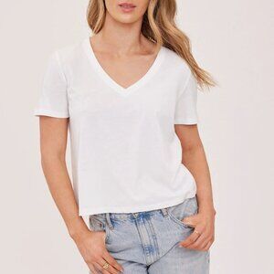 Gentle Fawn - Lucy Cotton T-Shirt in White - Size XS -